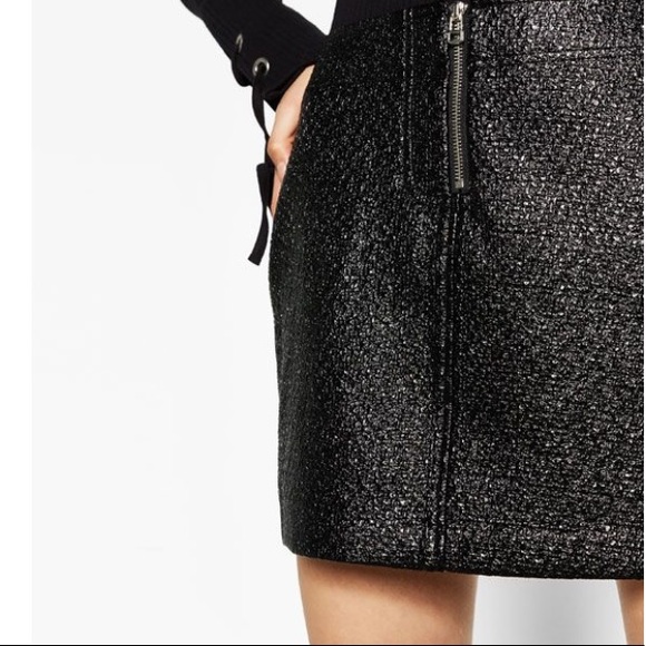 Zara Dresses & Skirts - Zara mini patent finish skirt